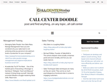 Tablet Screenshot of callcenterdoodle.com